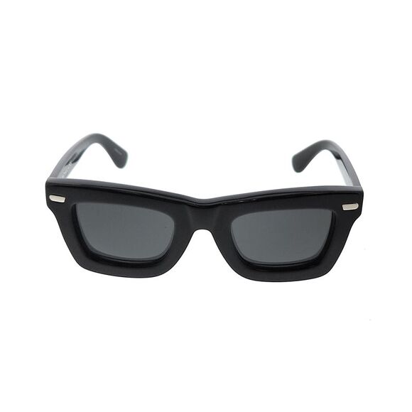 Michael Kors 0MK9043 300587 Central Park Black Rectangular Sunglasses - Picture 2 of 4